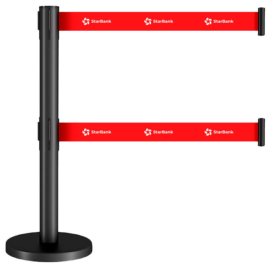 Dual Belts Stanchions - Imprint Now - CA
