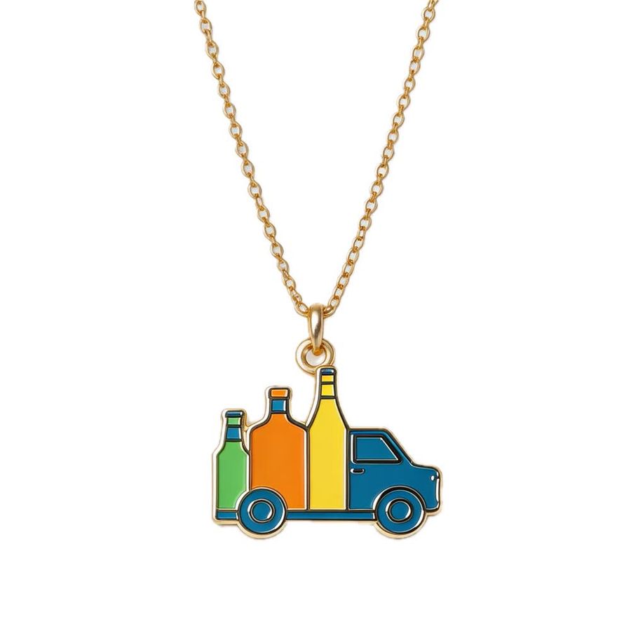 Hard Enamel Charm Necklaces - Imprint Now - CA