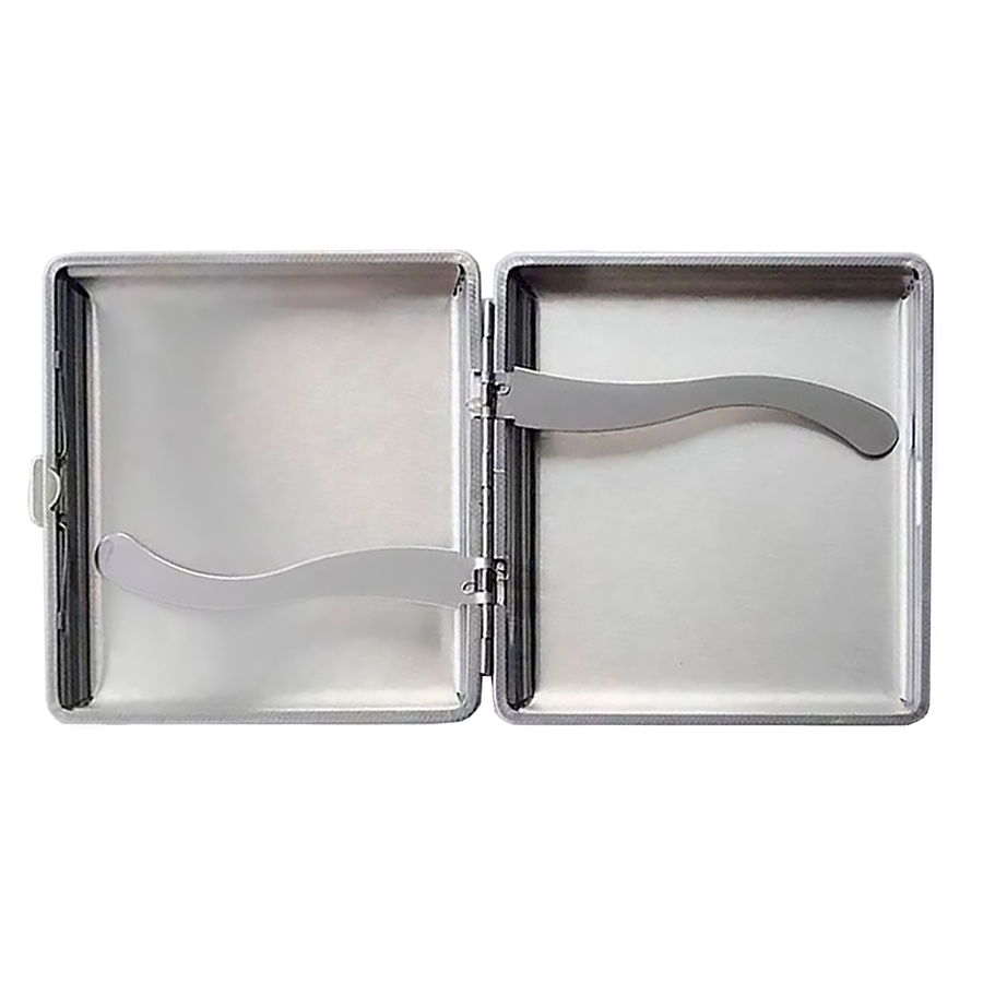 Leather Grain Metal Cigarette Cases - Imprint Now - CA