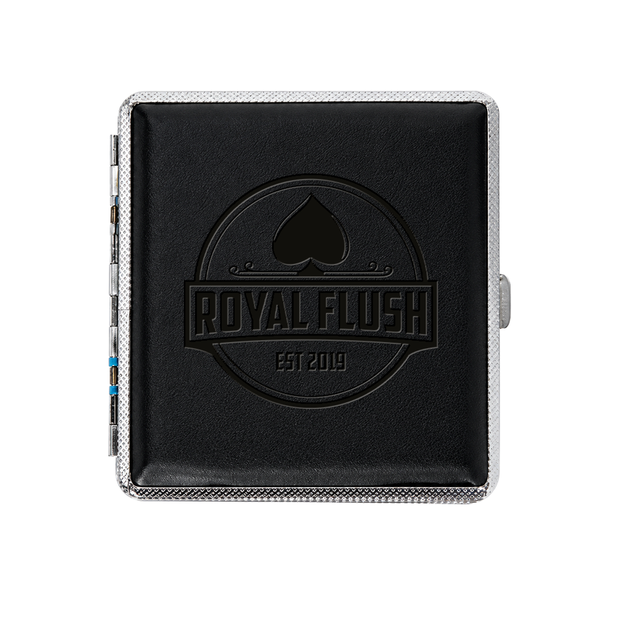 Leather Grain Metal Cigarette Cases - Imprint Now - CA