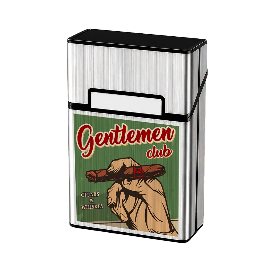 Metal Lid Cigarette Cigarette Cases - Imprint Now - CA