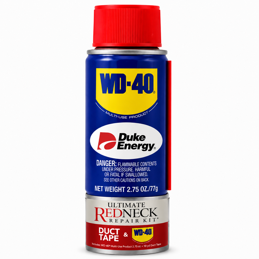 Ultimate Redneck Repair Kits, WD-40 81 mL Handy Cans and 6 yards of Duct Tapes - Imprint Now - CA