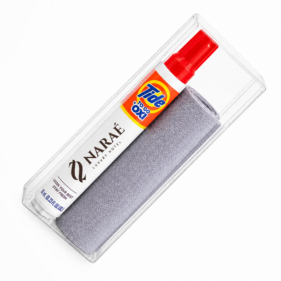 Tide® to Go + Oxi Stain Remover Travel Kit with Premium Microfibre Cloths - Imprint Now - CA