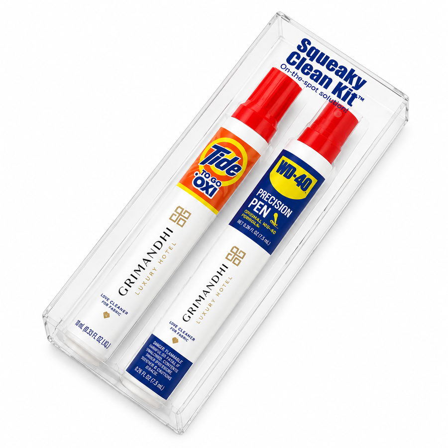 Squeaky Clean Kit - WD-40® Precision Pens and Tide® to Go + Oxi Travel Kits - Imprint Now - CA