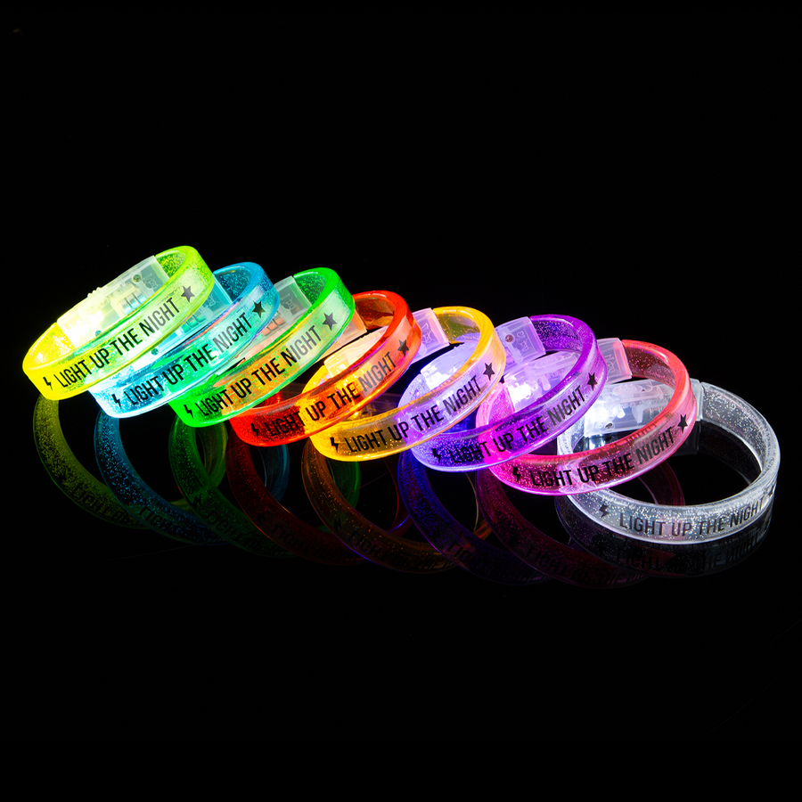 Custom Acrylic Glow Bracelets - Imprint Now - CA