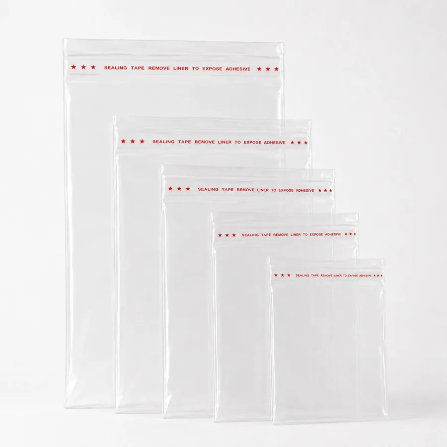 Resealable Clear Poly Bags - Imprint Now - CA