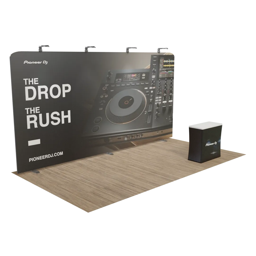 Custom Zip-up Trade Show Display 6.1 m x 3.1 m - Imprint Now - CA