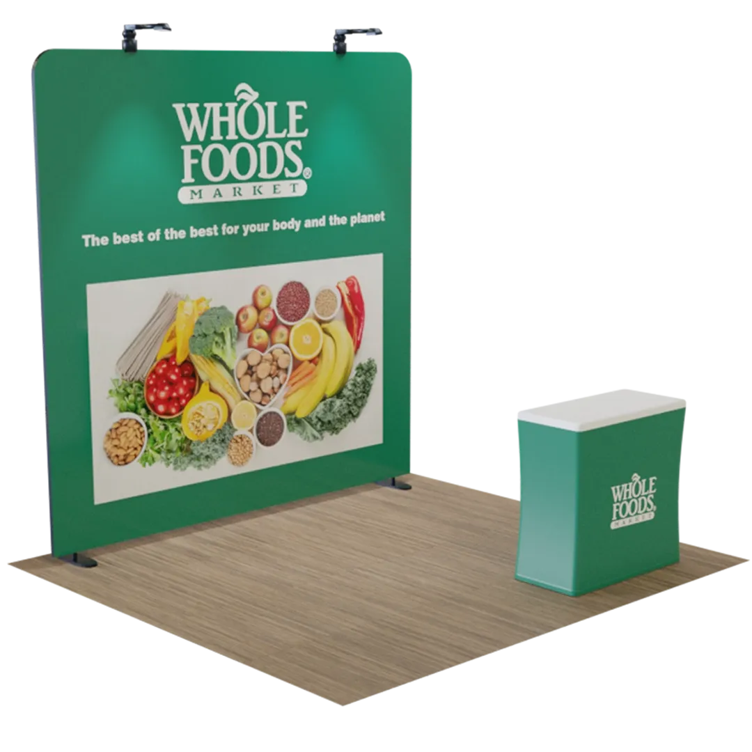 3 m x 2.4 m Straight Zip-up Display - Imprint Now - CA